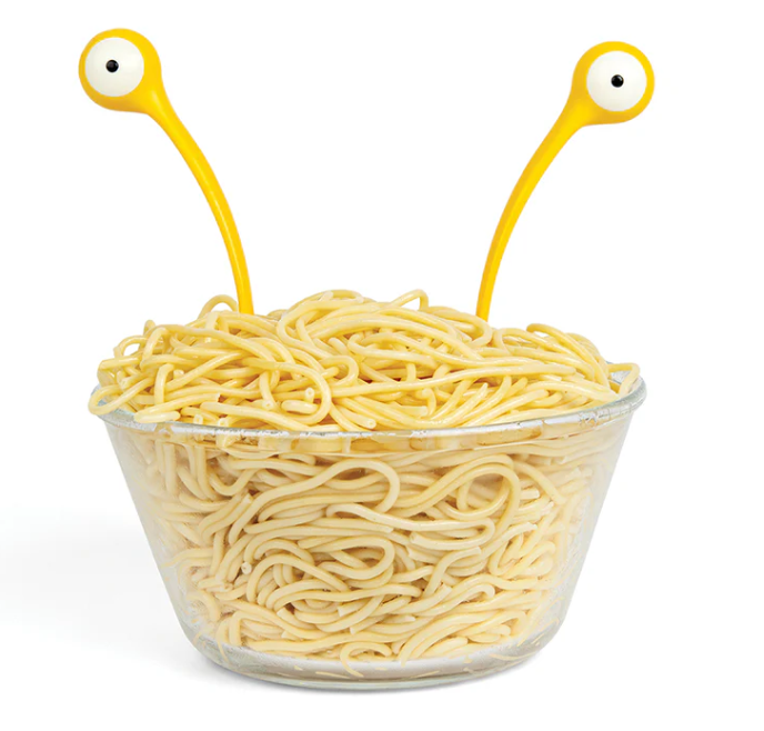 Pasta Monsters Yellow para servir pasta OTOTO MEXICO