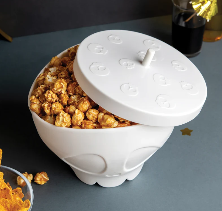 Scary Poppings Bowl palomero con tapa.