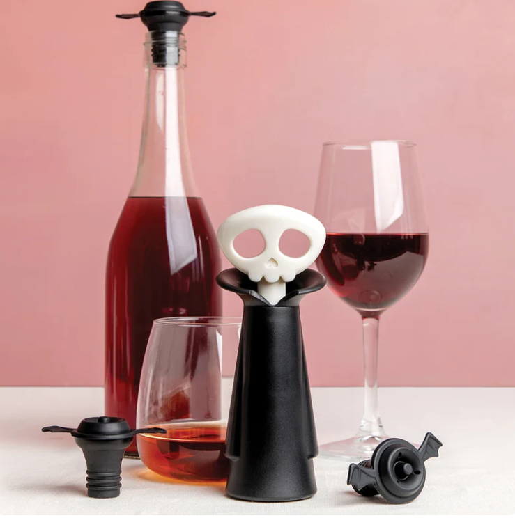 Tapon con Bomba de vacio para conservar el  vino en una botella OTOTO MEXICO